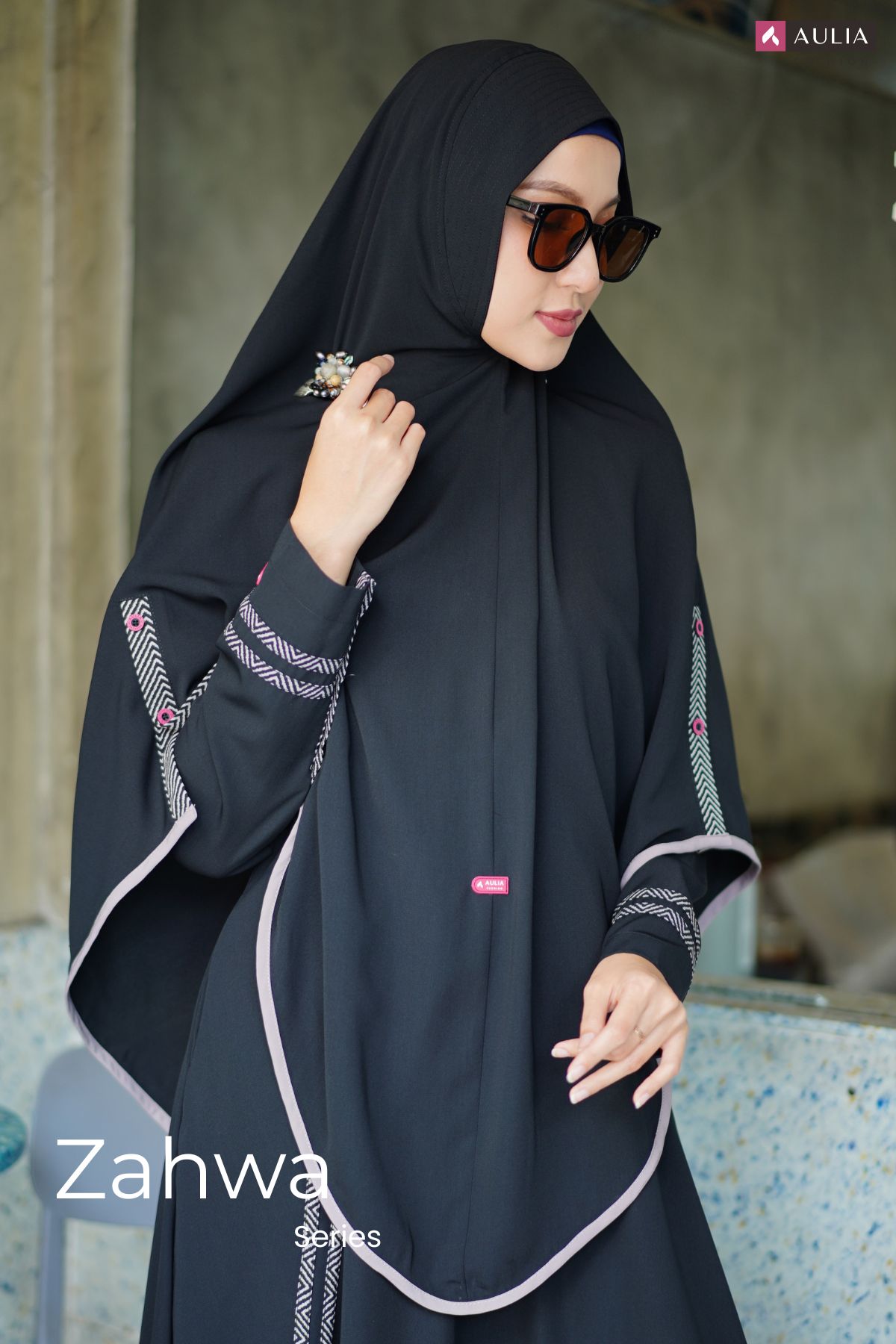 Gamis Zahwa Black