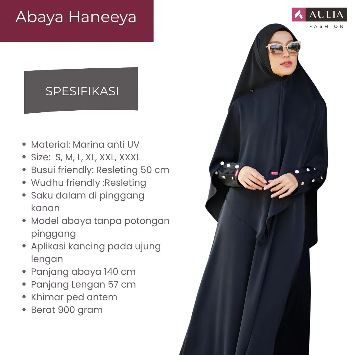 Deskripsi Abaya Haneeya