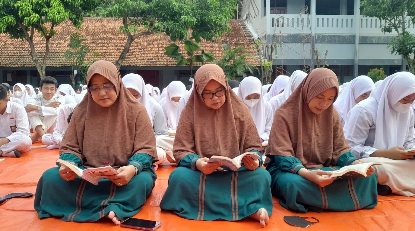 Guru Tampil Kompak dengan Gamis Seragam - Aulia Fashion