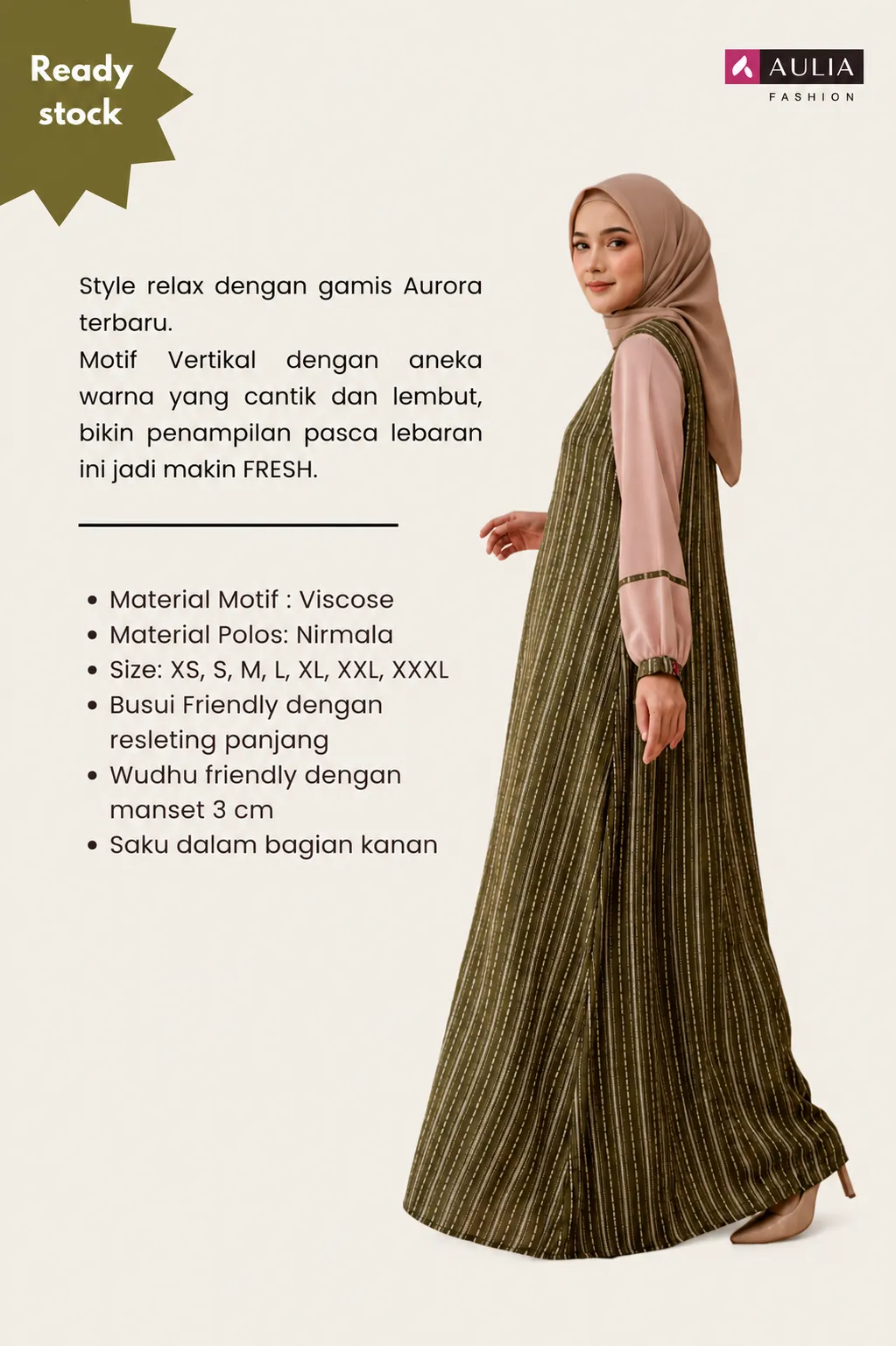 Spesifikasi Gamis Aurora
