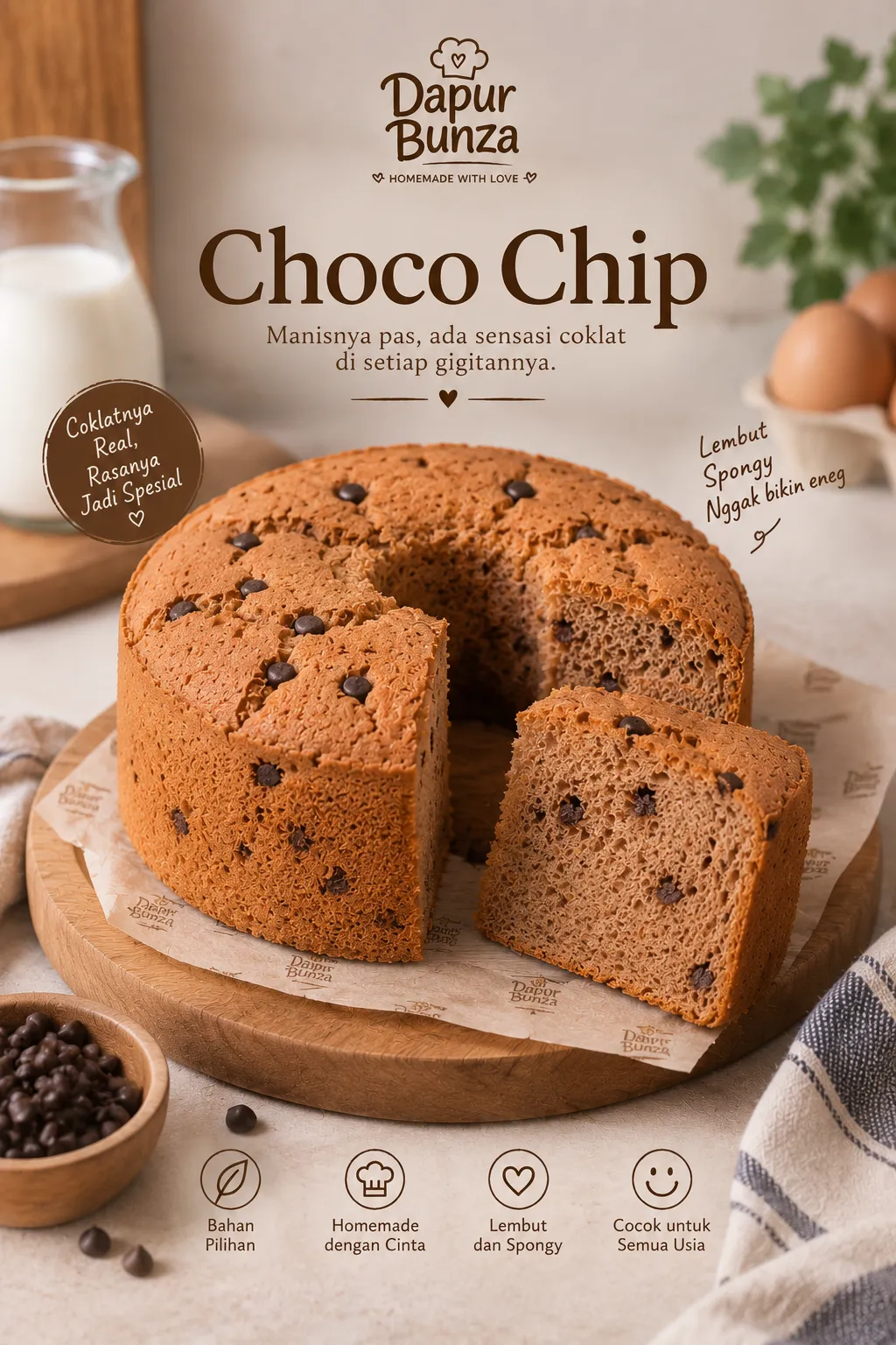 Chiffon Cake Dapur Bunza 2