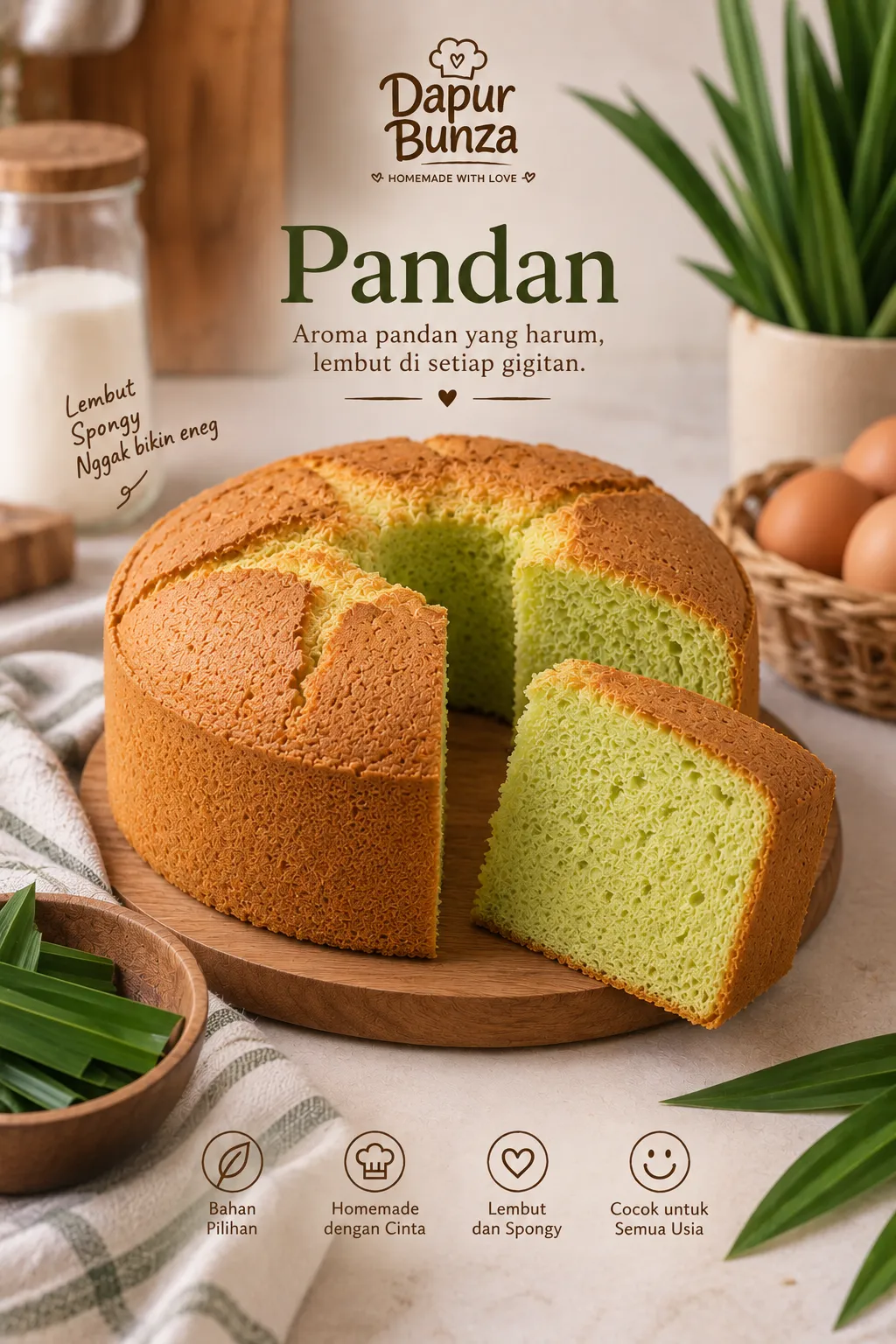 Chiffon Cake Dapur Bunza 3
