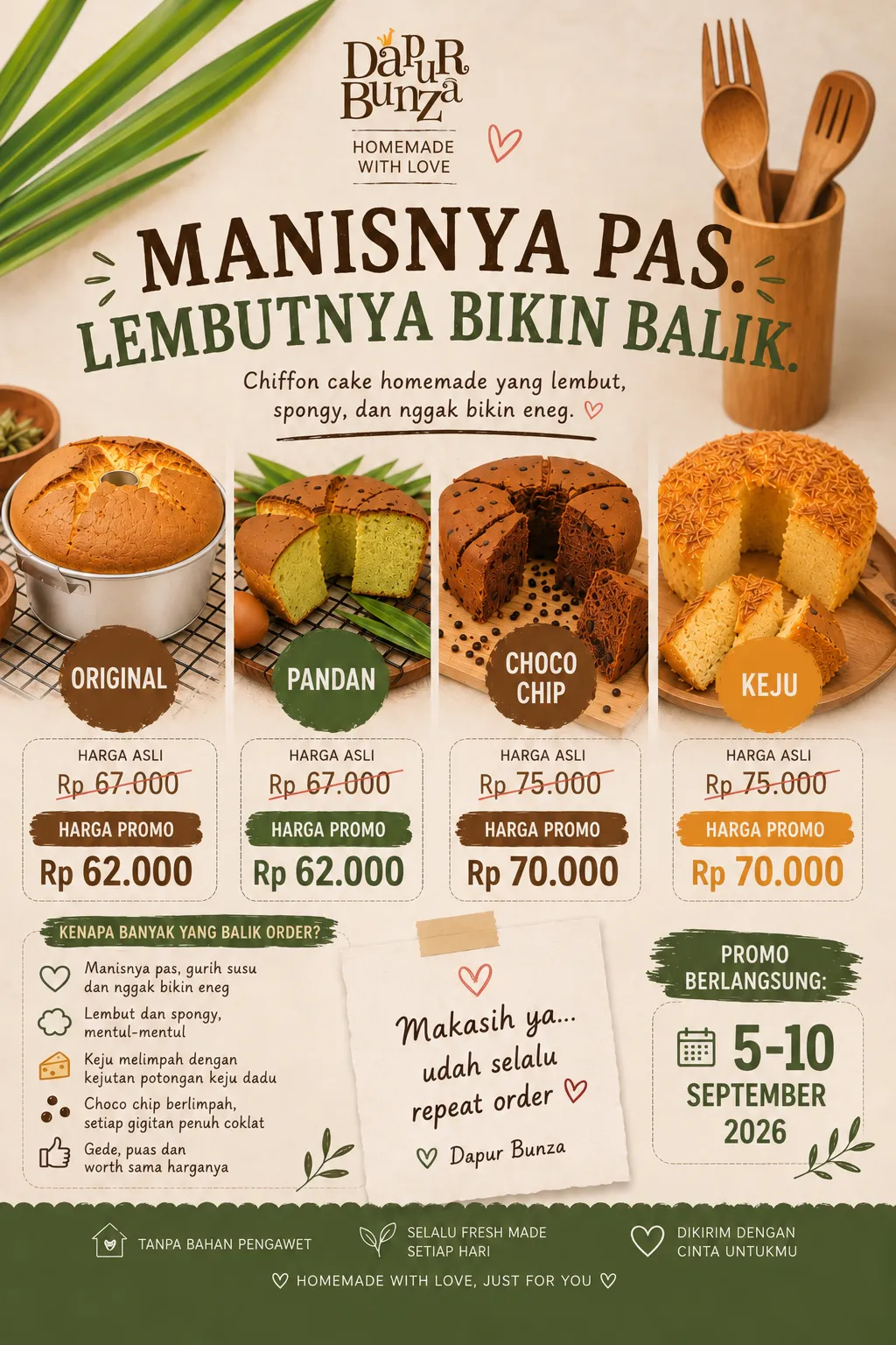 Promo Chiffon Cake