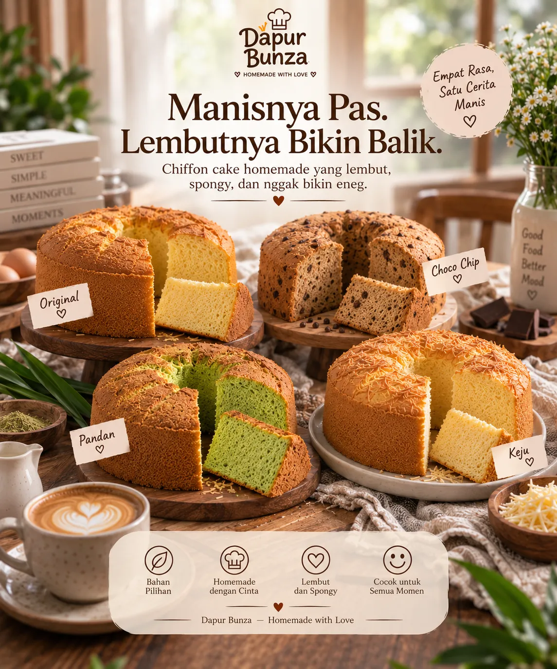 Chiffon Cake Dapur Bunza