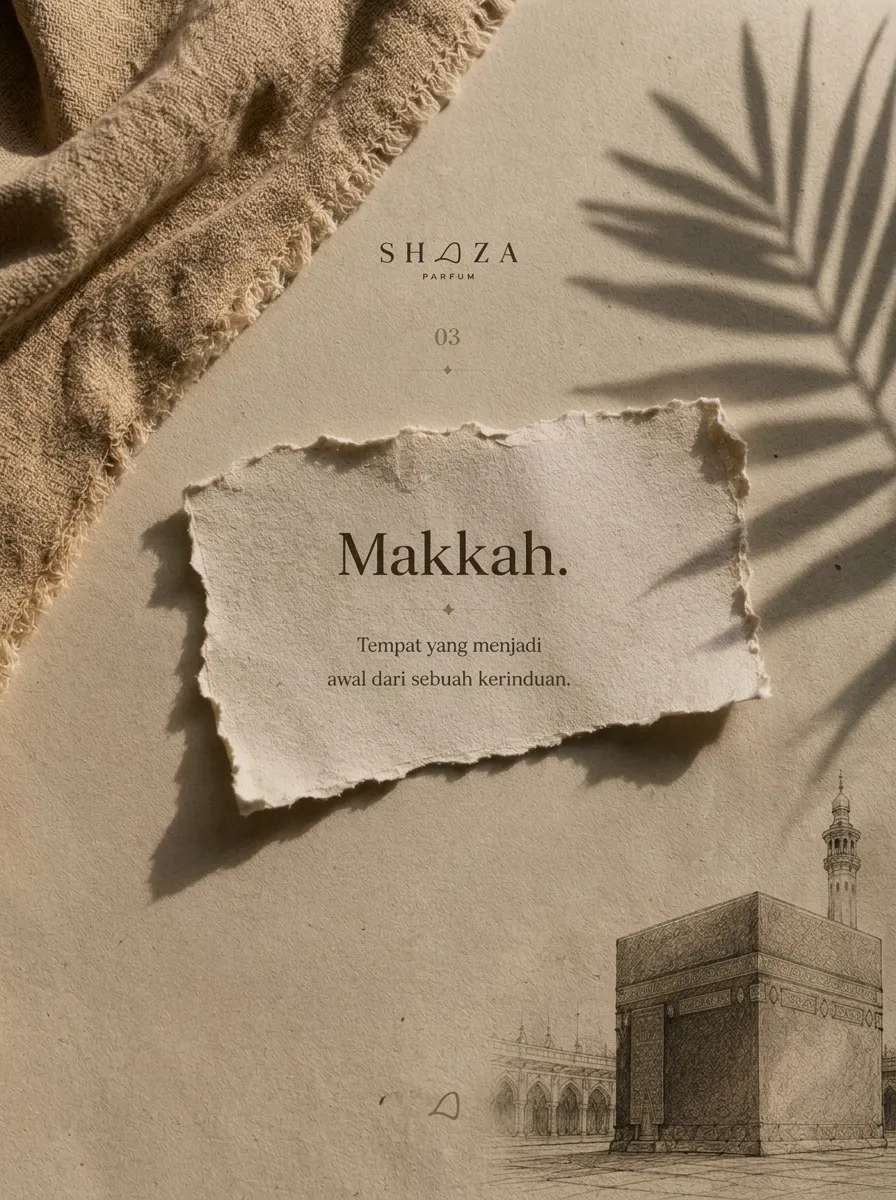 Shaza Eau de Parfum – wangi merindu tanah suci
