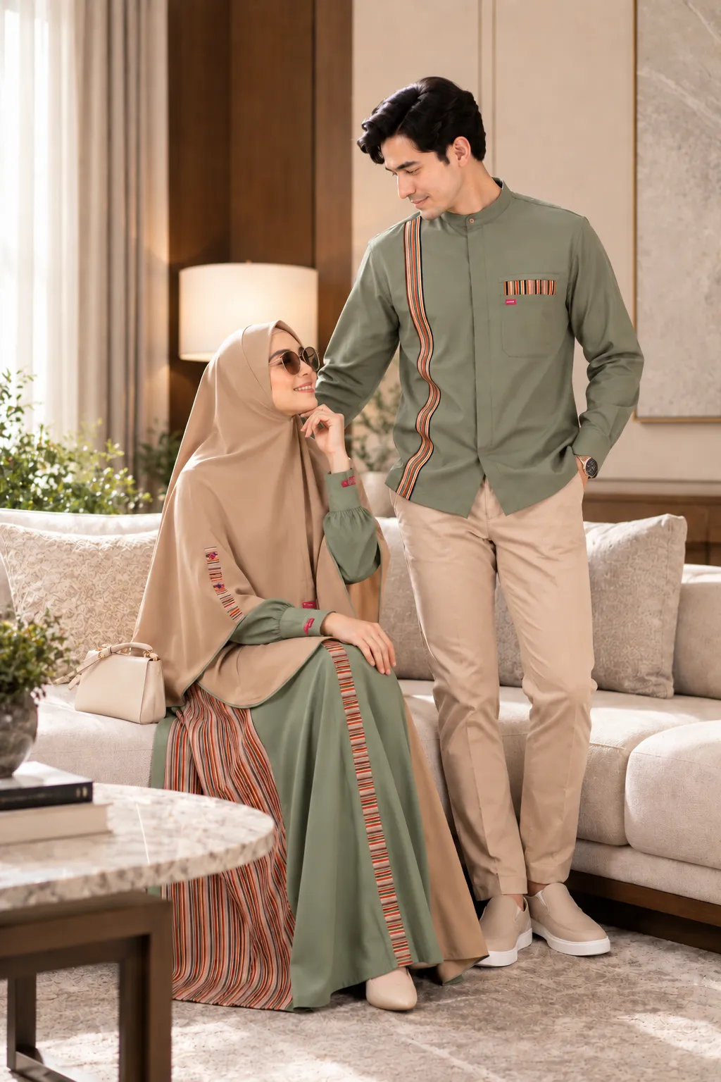 Gamis Laras Wening Couple foto 3