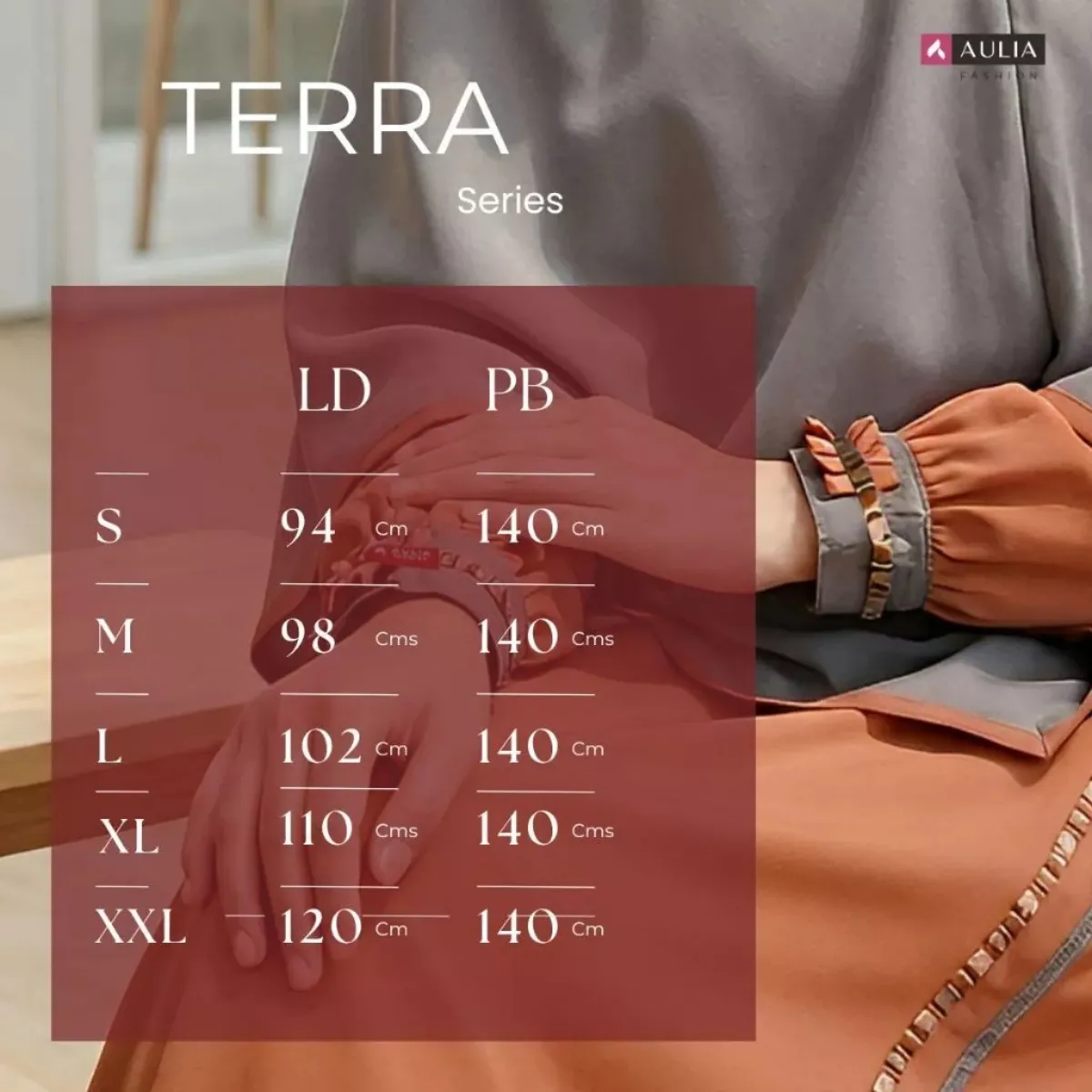 Size Chart Gamis Terra