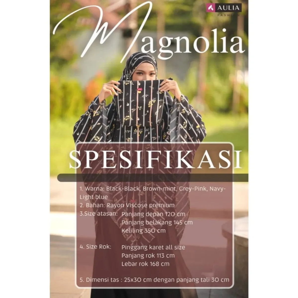 Spesifikasi Mukena Jumbo Magnolia
