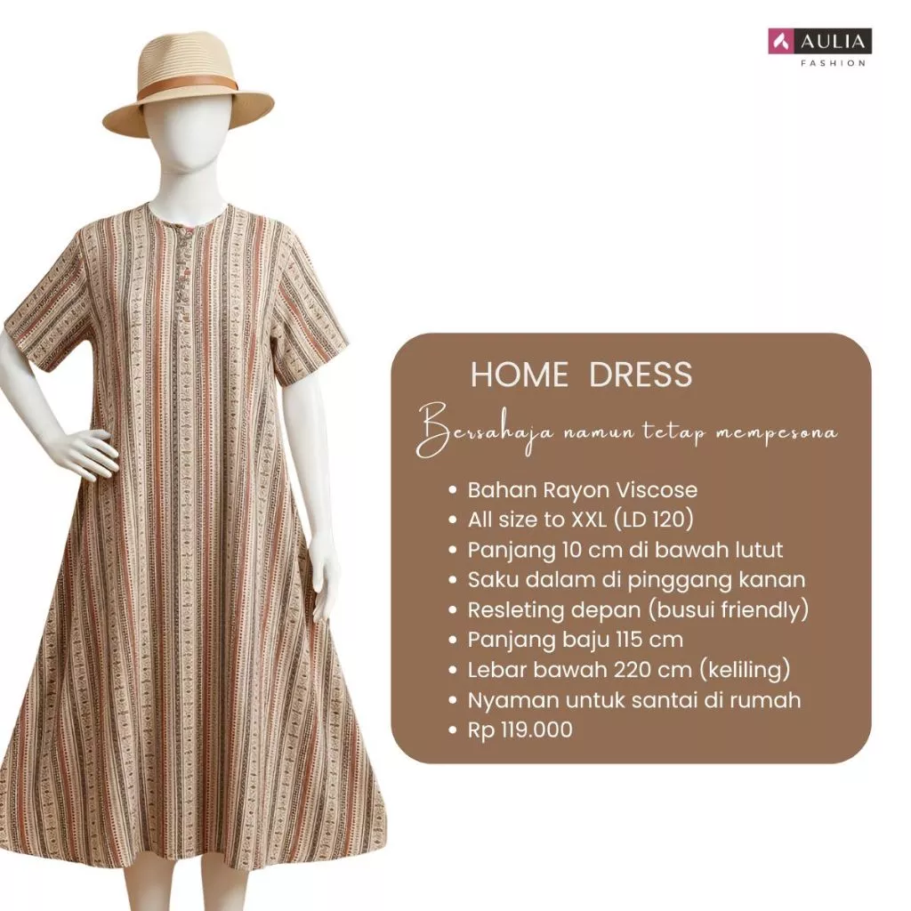 Key Value Daster Keren Emak-Emak Aulia Fashion