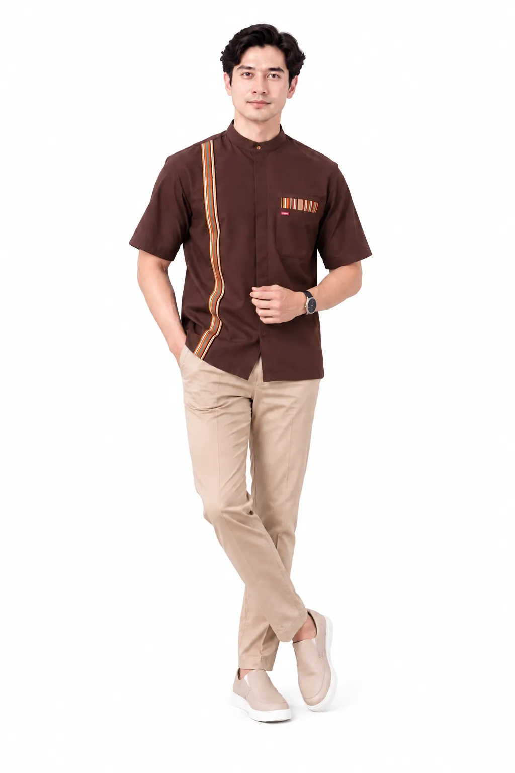 Detail Koko Lengan Pendek